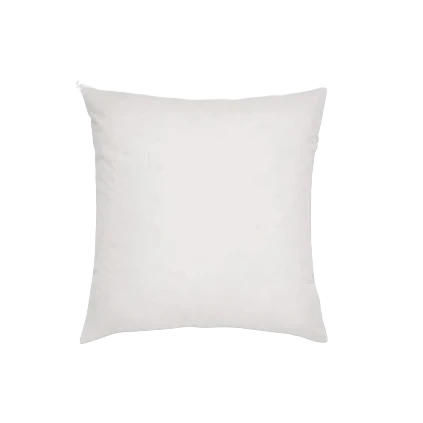 A square inner cushion pad placed on a plain white background.